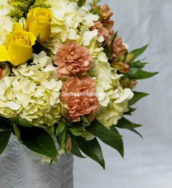 arreglo-de-rosas-amarillas-hortensias-y-claveles-a-dimicilio-cali-colombia