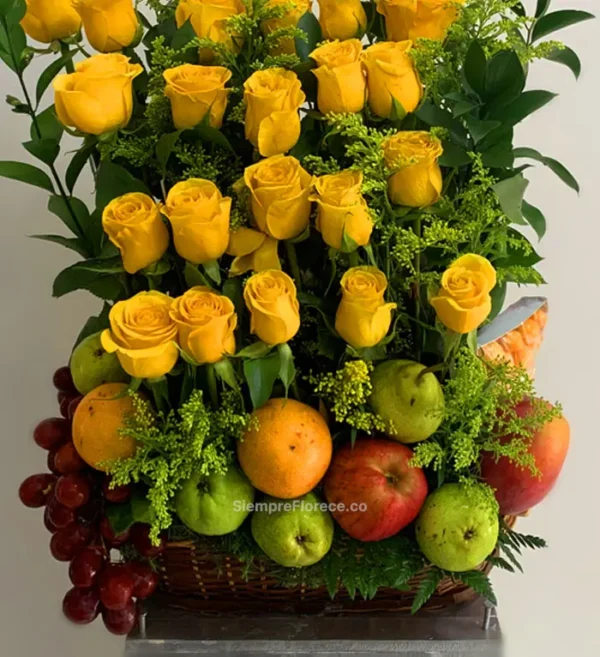 arreglo-frutal-con-rosas-amarillas-cali-colombia